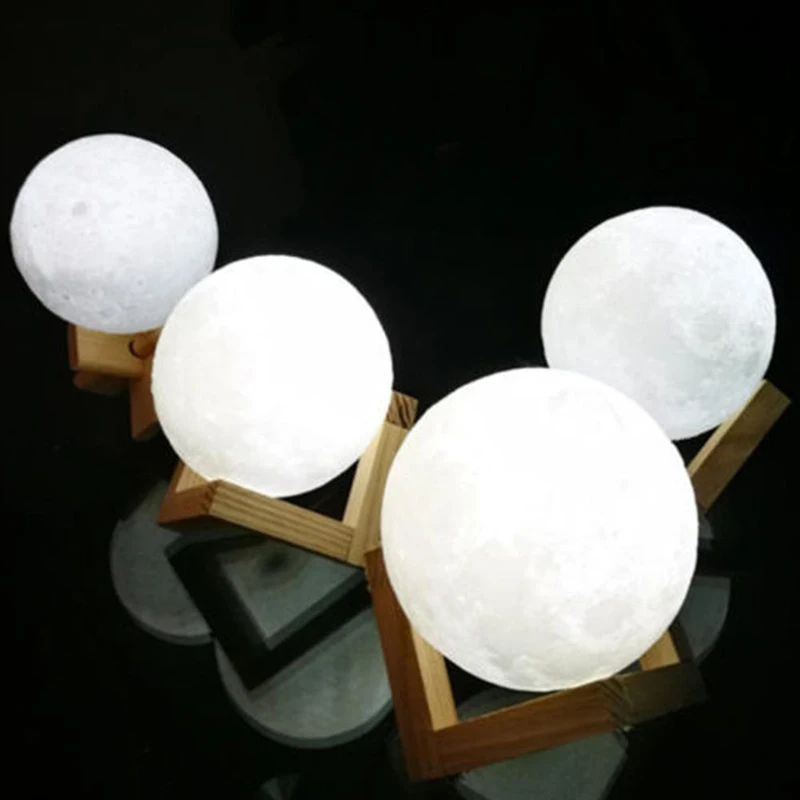 2019 New LED USB Magical Moon Night Light Lamp Table Desk Moonlight Birthday Gift