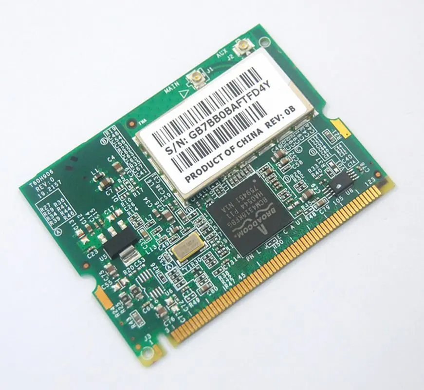 Broadcom BCM4318 Wireless Wlan network adapter  Wifi Mini PCI Card ABG 54Mbps Ethernet Module