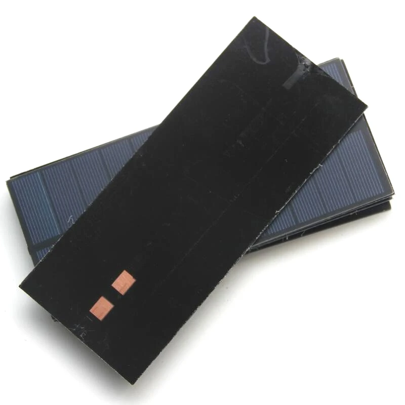 2.2W 5.5V Polycrystalline Solar Cell DIY Solar Panel Charger for 3.7V Battery & Solar Lighting System 188*78.5MM 100PCS