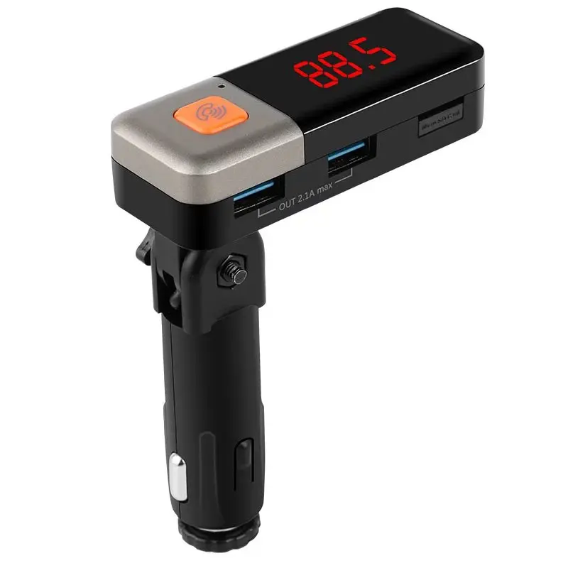 FM Transmitter Original BC11 Bluetooth Car Kit With HandsFree Calling MP3 Music Player Dual USB Car Charger 5V 2.1A Freeshipping