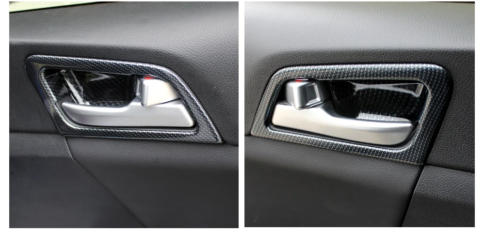 Para KIA Sportage 4 QL 2016 2017 2018 2019 2020 2021 manija de cuenco de puerta Interior de coche cubierta de marco embe