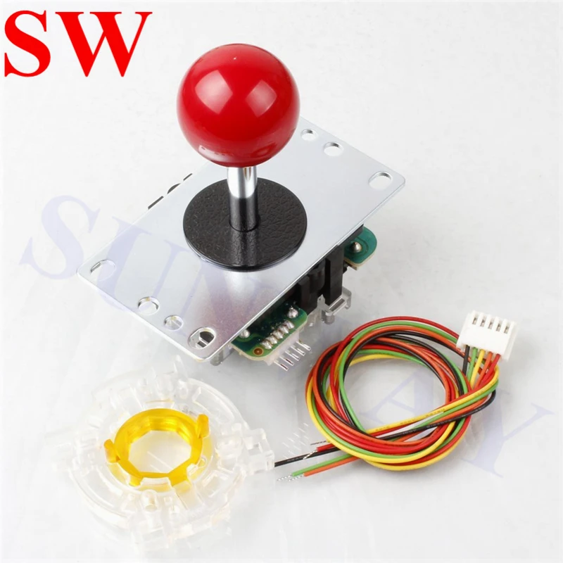 

Genuine Original Sanwa JLF-TP- 8YT 5Pin 4 - 8 Way Stick + GT Y Octagonal Gate For Arcade Joystick Mame jamma SNK KOF Parts