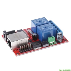 LAN Ethernet 2 Way Relay Board Delay Switch TCP/UDP Controller Module WEB Server  Great Value