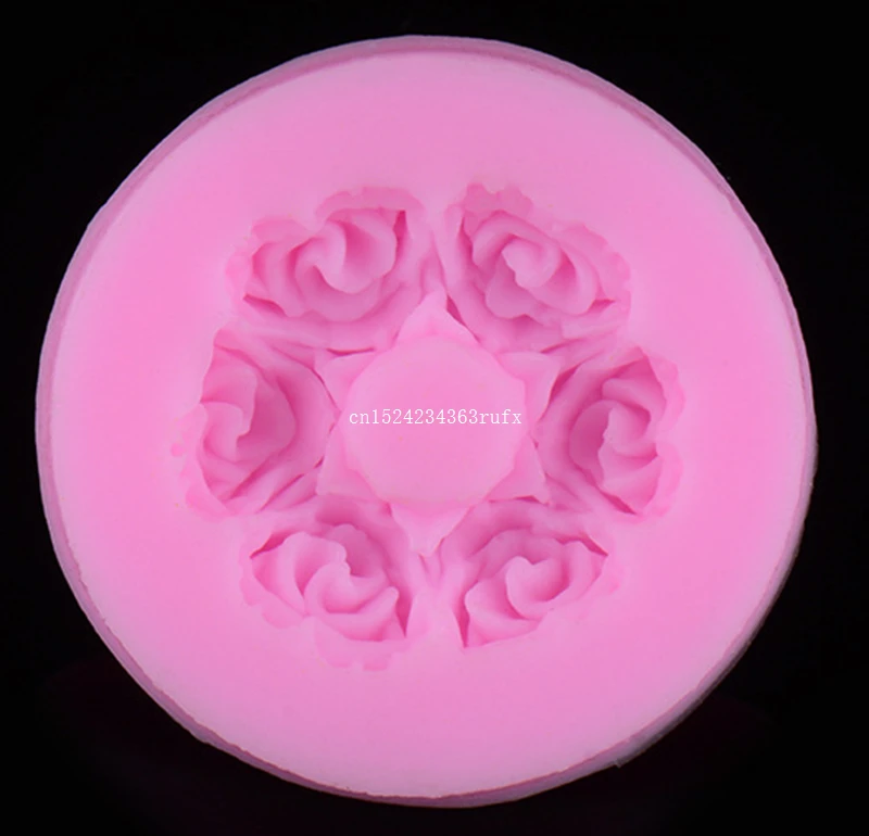 

200pcs 3D Rose Flower Silicone Molds Chocolate Cookie Soap Moulds Polymer Clay Baking Molds Fondant Gift Decorating