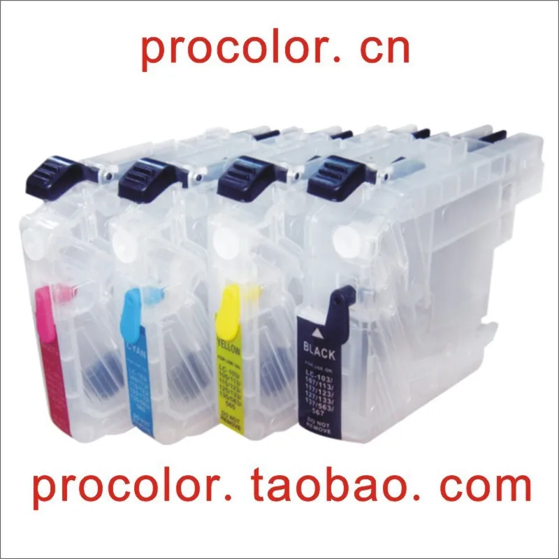 

PROCOLOR New refill inkjet cartridge LC223BK LC223C LC223M LC223Y for BROTHER MFC-J5320DW/MFC-J5620DW/MFC-J5625DW/MFC-J5720DW