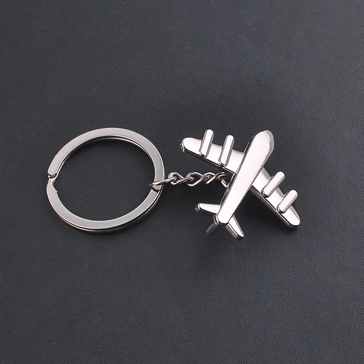 Metal Aircraft Airplane Key Chain Mini aircraft Key Ring Bag Pendant Car Keychain For men women Gift jewelry