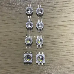 10 pcs RGBW (RGB+W+Y+V) 3W,9W,12W,18W LED Lamp Emitter Diodes For Stage Lighting High Power LED 45mil Epistar LED Chip