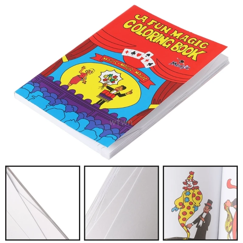 Comedy Magic Coloring Book Magic Tricks Illusion Kids Toy Gift Funny Baby Toy MAY10 dropship