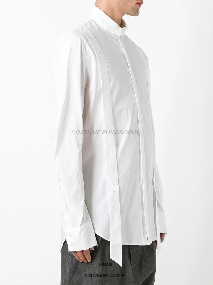 S-6XL!!Spring/summer 2025 new fashion men's shirt straps