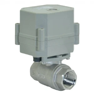 

New 1" DN25 SS304 dc9~24v Modulating Ball Valve,Motorized Regulating Valve with Feedback Signal