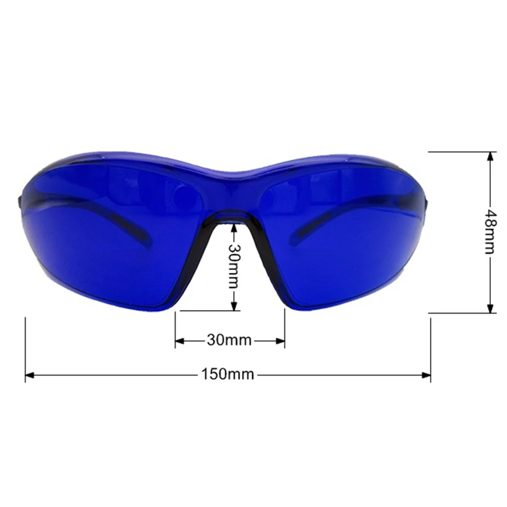 Free Shipping Blue Laser Safety Goggles Shield Protection Laser Safety Glasses For CO2 Laser Cutting Engraving Machine