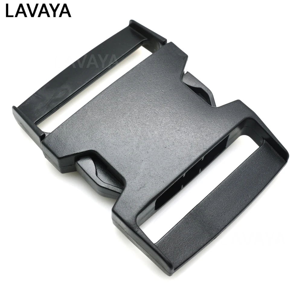 1pcs Webbing Size 60mm Plastic Flat Side Release Buckles Adjustable Straps