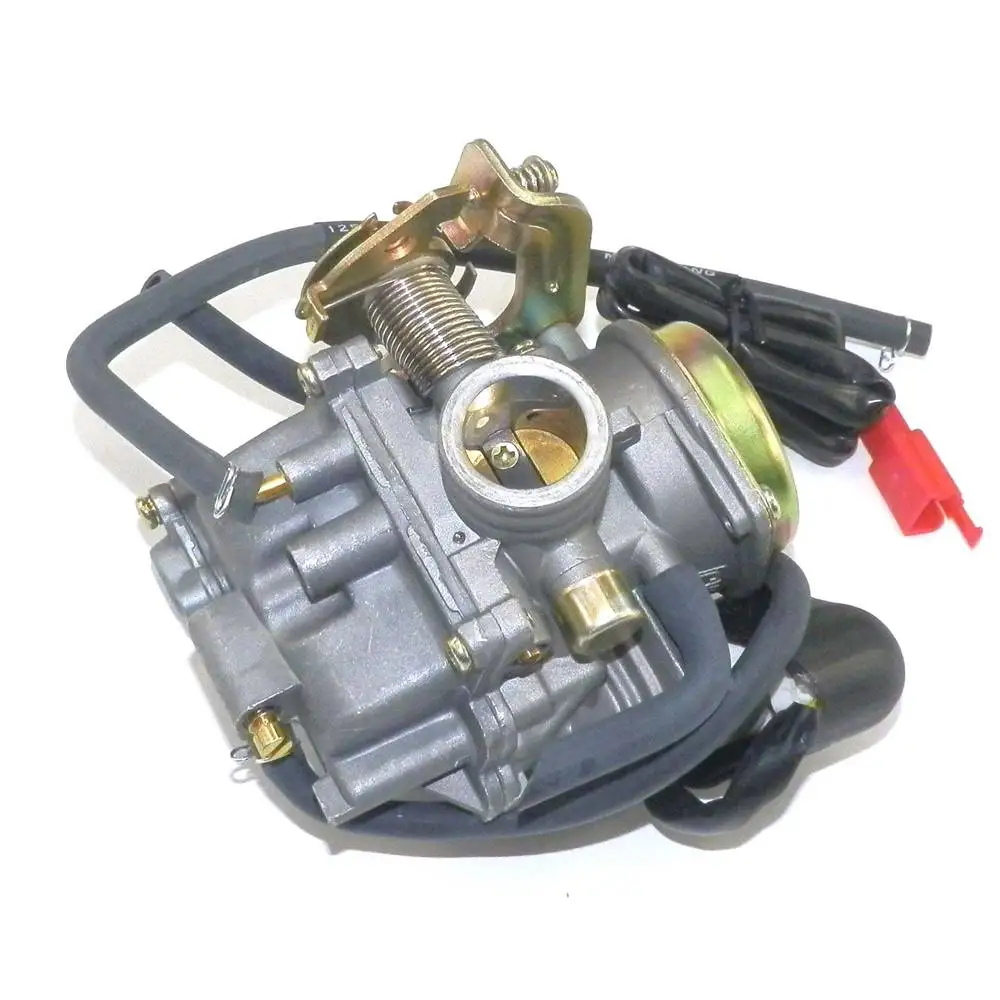 Motorcycle True 20mm Performance Carburetor For 50cc to 100cc 139QMB GY6 4-stroke Scooter Carb CVK