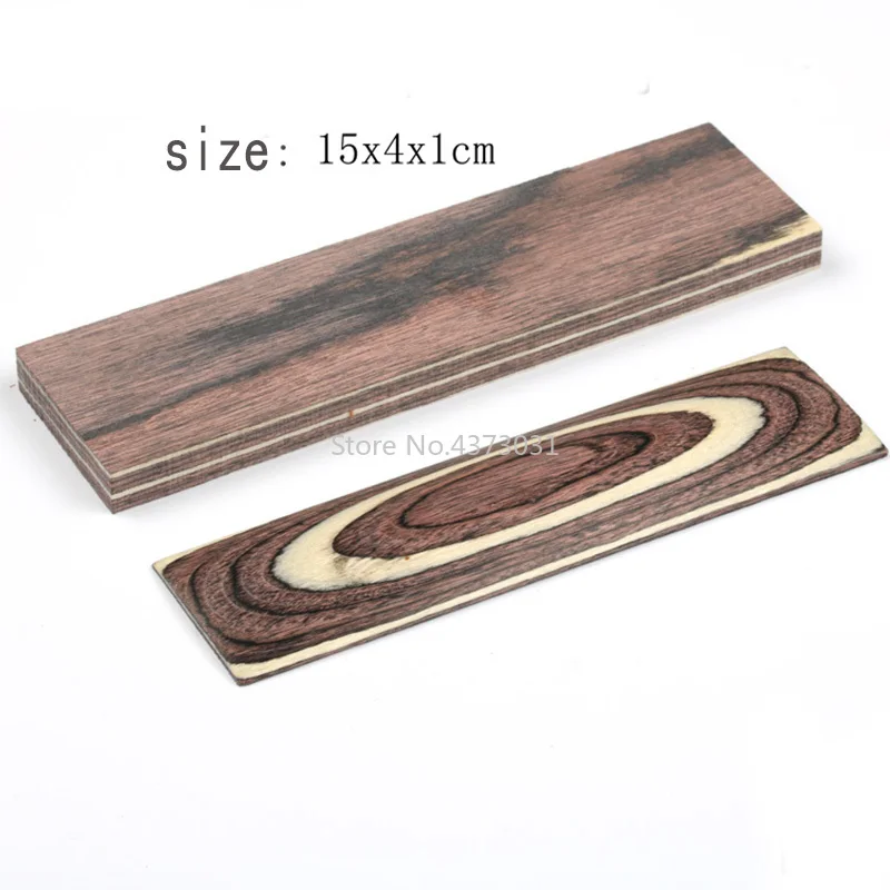 1piece 4 colors DIY Knife Handles Making material wood blanks Color wood Handle Parts Grips 120x40x10mm