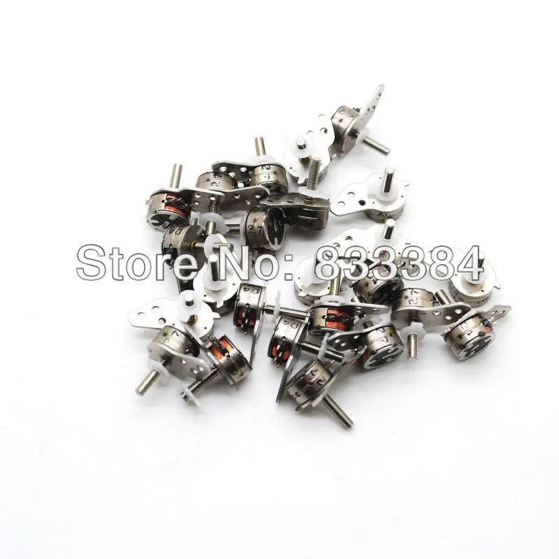 NEW 10pcs Japan Nidec 4 Wire 2 Phase micro stepper motor D7xH4mm with a small division bar for camera