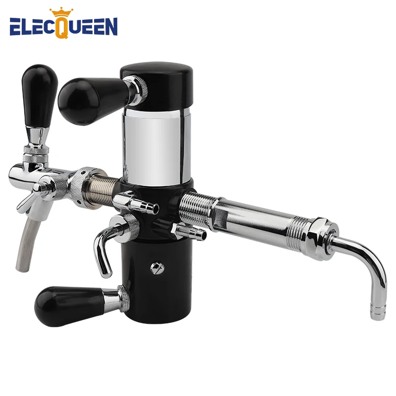 High Quality Beer Bottle Tap de-foaming with tap,Stainless Steel Plastic Growler Filler with Adjustable Beer Faucets Remove Foam