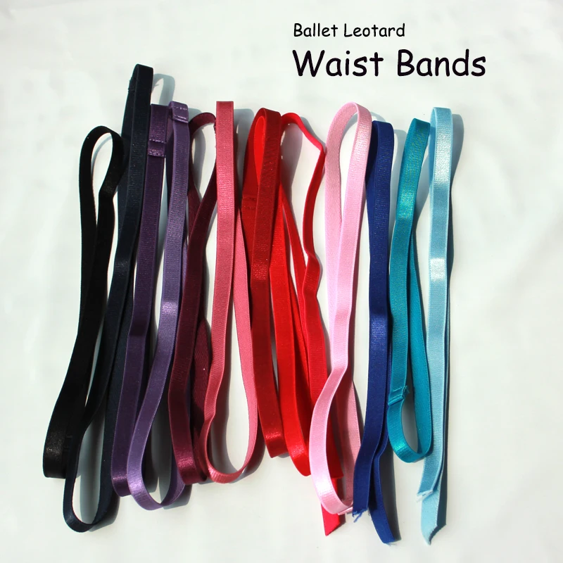 Ballet Elastic Waist Belts RAD ISTD Waist Band Uniform Dance Leotards Exam Tap Elastic Belt Pink Black All colors Free Shipping