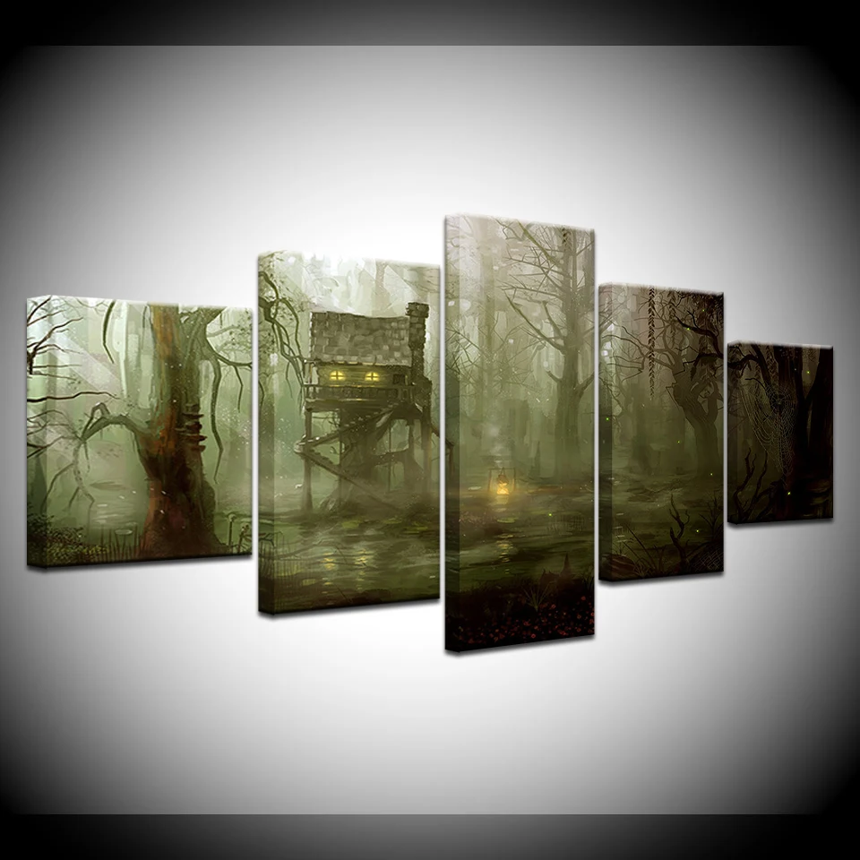 The Curse of Strahd Annals 5 Piece Wallpapers Art Canvas Print modern Poster Modular art painting for Living Room Home Decor