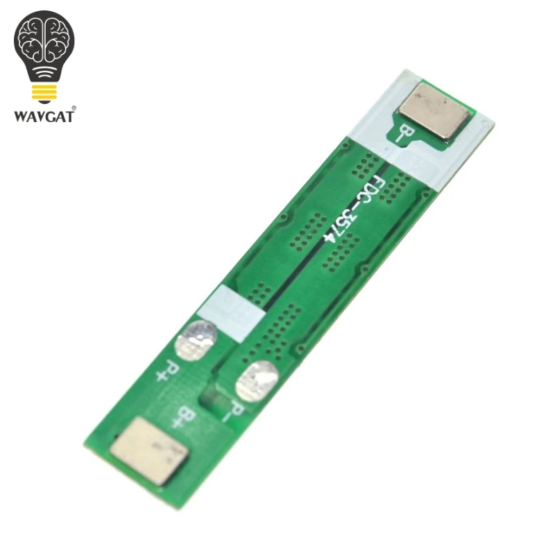 WAVGAT 1S 10A 3.7V li-ion BMS PCM battery protection board pcm for 18650 lithium ion li battery