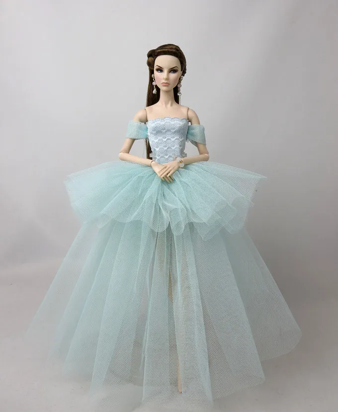 Special new Genuine case for barbie doll clothes dress clothes fashion princess dress Random