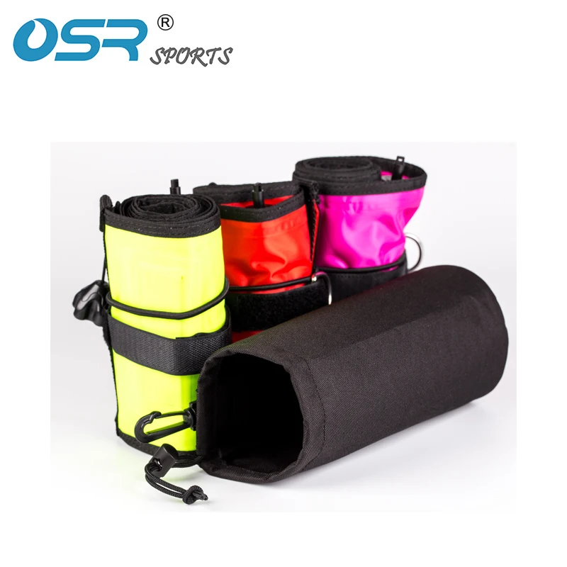 أنبوب إشارة غوص سكوبا ، حقيبة تخزين سجق SMB ، ملحقات غوص 10*22 سنتيمتر