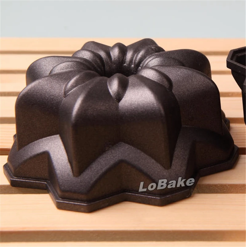 (2pcs/lot) High quality 4 inches octagon shape hard carbon steel nonstick hollow angel qinfeng cake mold bread toast bake moulds