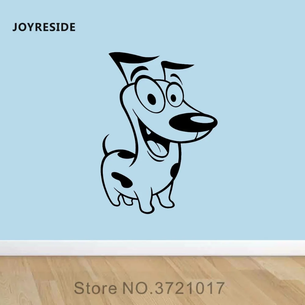 

JOYRESIDE Funny Animal Wall Little Dog Decal Vinyl Sticker Decor Childrens Kids Room Interior Bedroom Art Decorations Mural A443