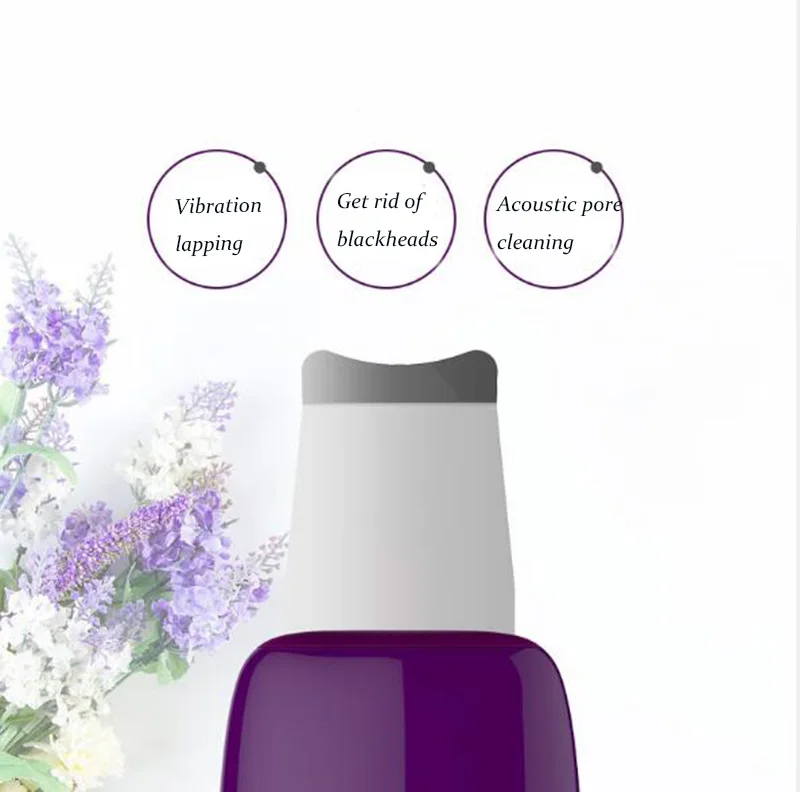 Thuisgebruik Oplaadbare Ultrasone Galvanische Ion Huid Reinigen Huid Scrubber Peeling Facial Cleaner Massager Gezicht Schoonheid D292