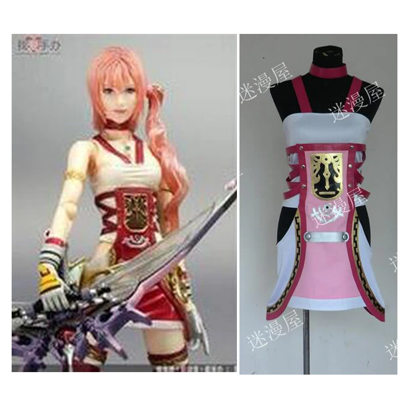 

2016 Final Fantasy XIII-2 FF 13-2 Serah Farron Cosplay Costume - Made in Any size