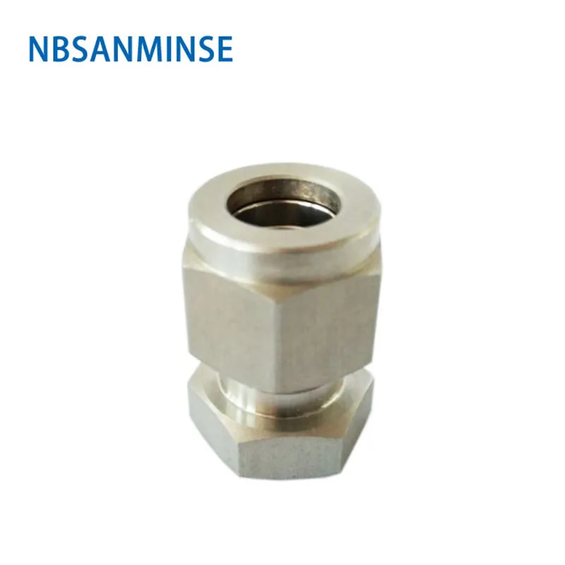 5Pcs/Lot C Stainless Steel 316L Connector Coupling Cap  Pipe Fitting Cap for Oil Air Water Corrosive Medium NBSANMINSE