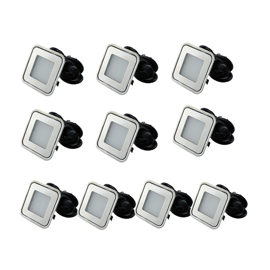 10pcs/Lots Jardin Home Led Underground Lamp Recessed into Hardwood Flooring/Carpet/ Quartz Flooring/ Natural Stone/Light