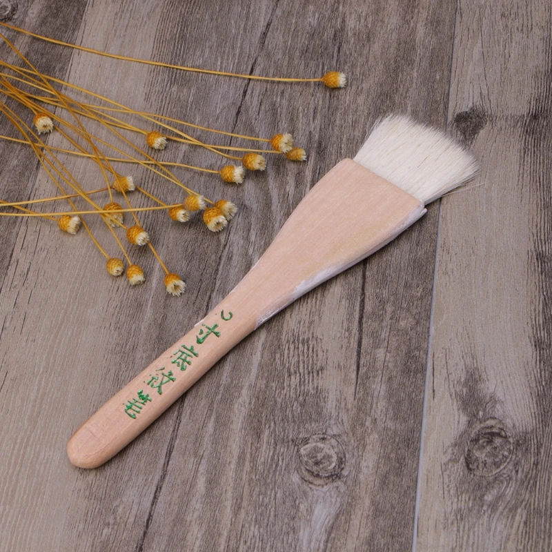 芸術的なヤギの毛のハンドルのブラシ,芸術的なハンドルのブラシ,芸術家,学生,芸術愛好家のための6つのサイズ