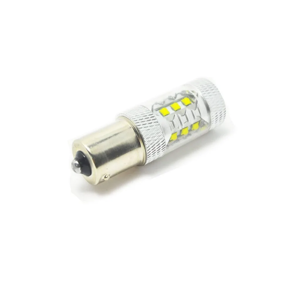 2 Ampoules P21W Ba15s 1156 - 16 x 5W Led XBD - Feux de jour Diurne - Blanc 6000K Cocho Led