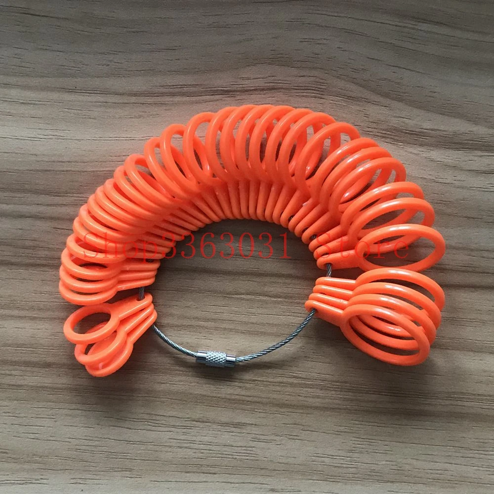 

Plastic Finger Ring Sizing Measuring Tool Gauge Ring Sizer Set