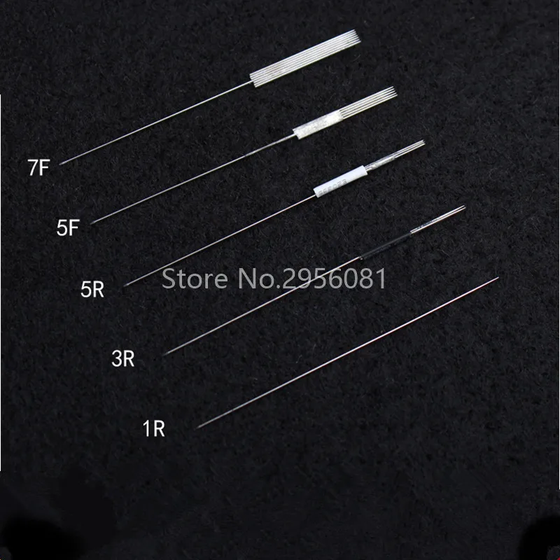 

200pcs Needles Permanent Makeup Microblading Tattoo Machine Needles 1R 3R 5R 5F 7F for 3D Eyebrow Eyeliner Lip Tattoo Body Art