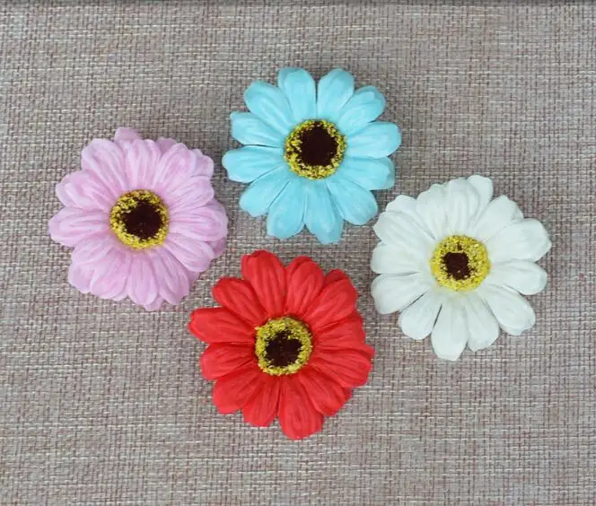 50pcs/box artificial flower Soap daisy Flower  mother's Day gift soap flower sunflower