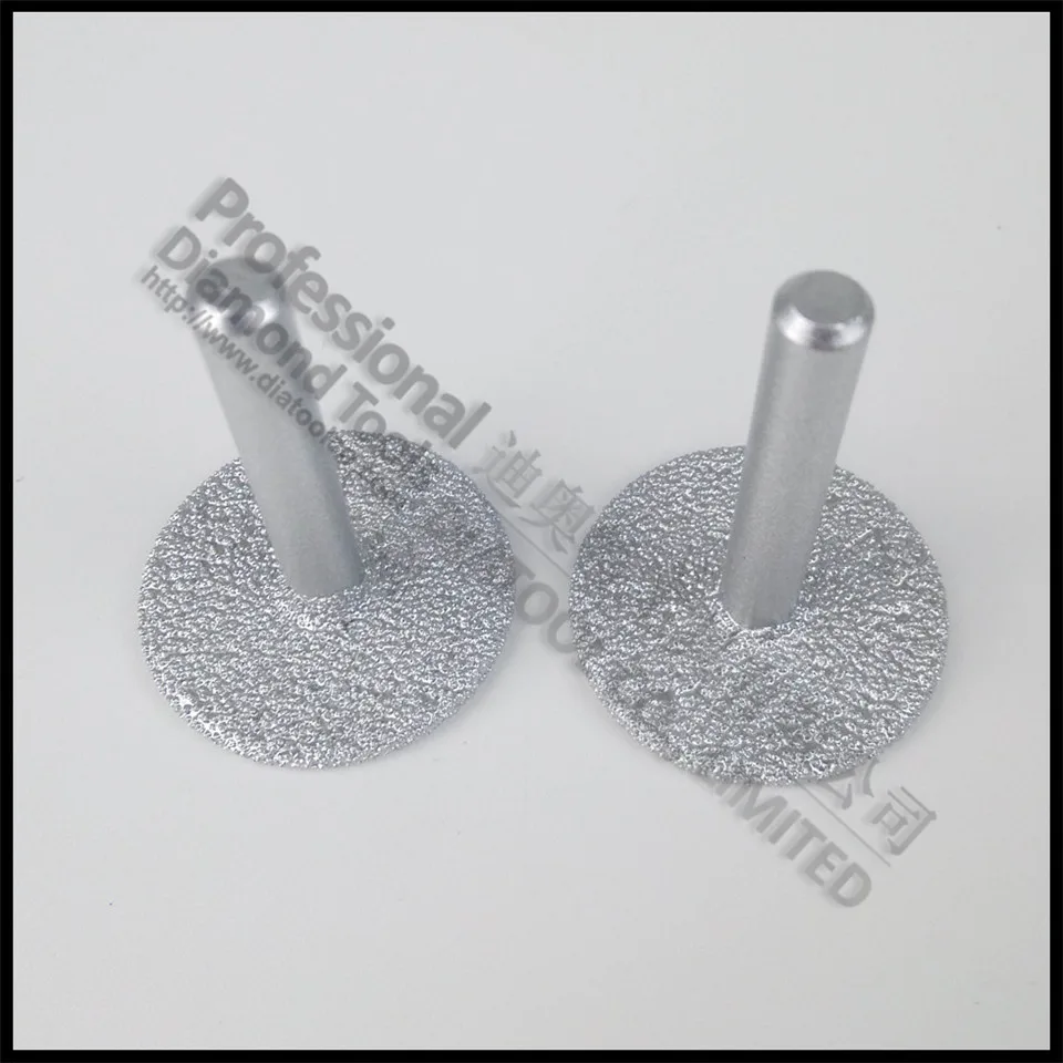 DIATOOL 4 sztuk średnica 30mm próżniowe lutowane diamentowe tarcze z 6mm shank, profesjonalna jakość dla do cięcia i szlifowania diament młyn