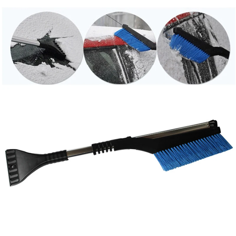 Multi-functional retractable ice shovel snow brush cleaning tools for Nissan Qashqai Opel Astra J H Kia Ceed Sorento Skoda