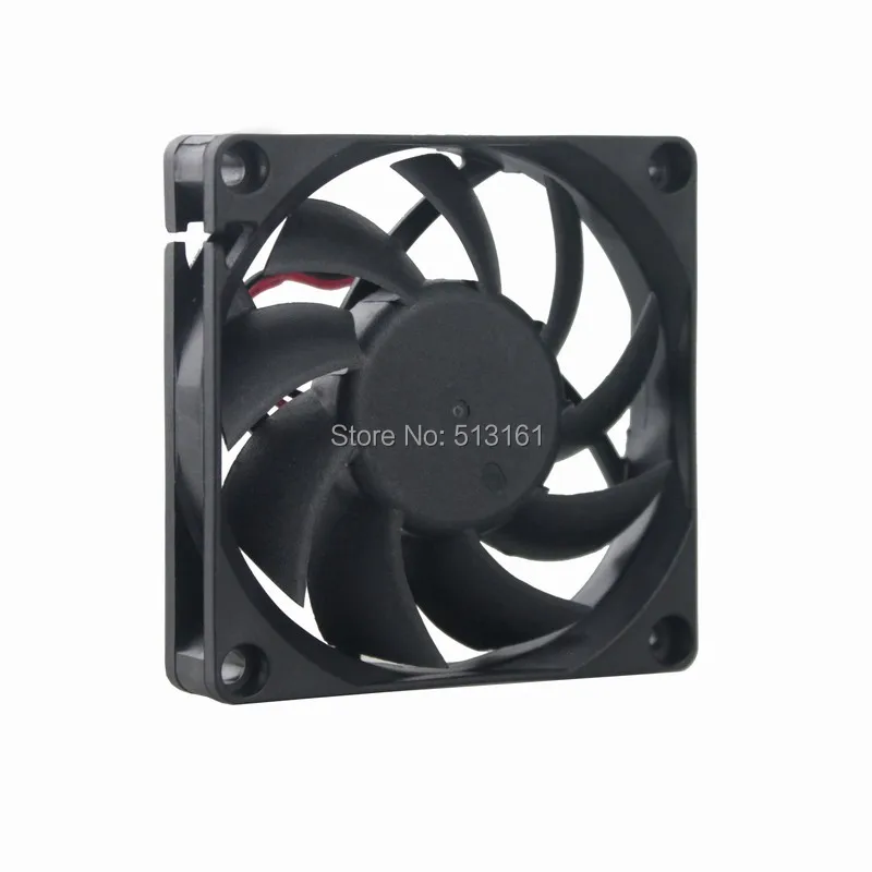 2 PCS Gdstime 7015S 5V 2 Pin 7cm 70x70x15mm 70mm Brushelss DC CPU Cooler Cooling Fan