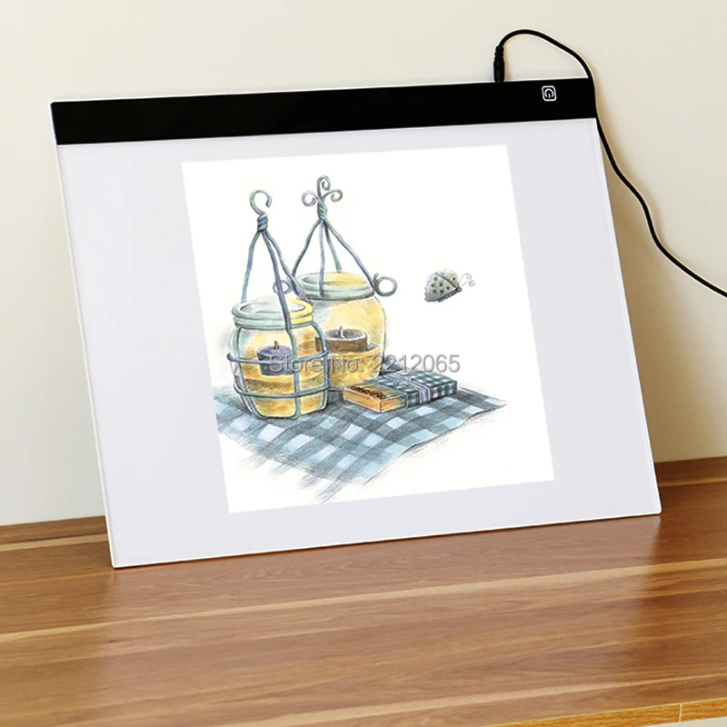 

Portable LED Tracing Light Box, Dimmable Tracer, Drawing Board, Tracing Light Pad for Sketching Animation Design Stencil, DC