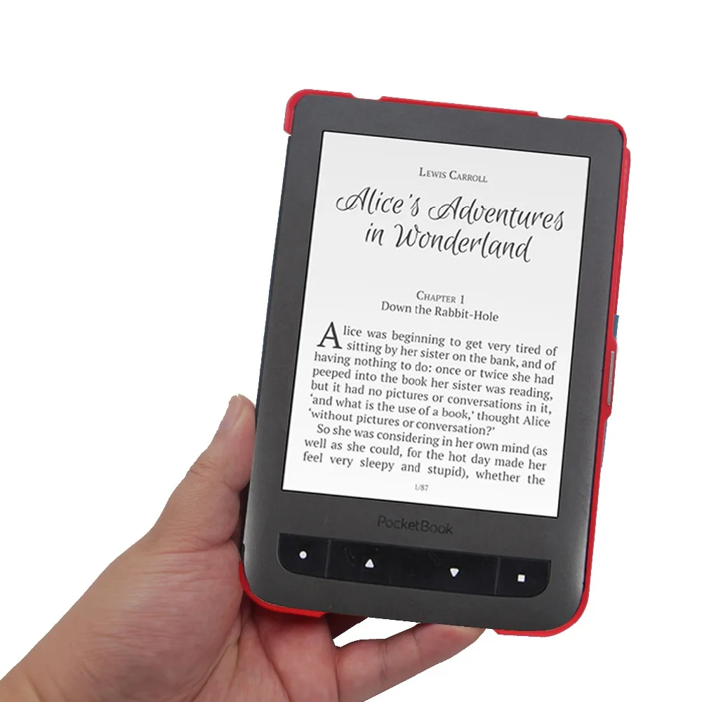 Thin Slim PU Leather Case For PocketBook Basic Touch Lux 2 624 EReader Ebook Cover Case for Model 614 615 625 626 PocketBook