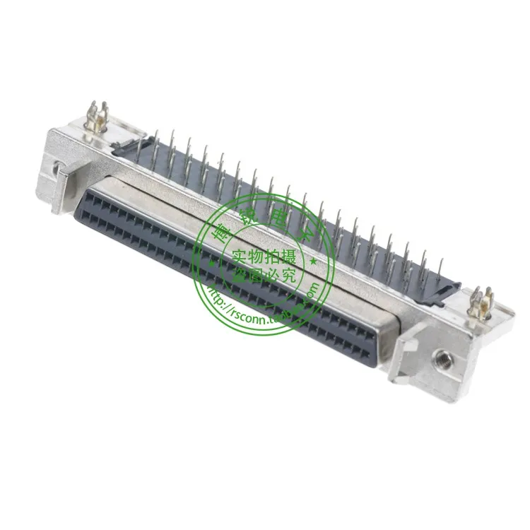 Original AMP SCSI connector 68PIN 90 degree bend feet female end model 787082-7 HPDB68