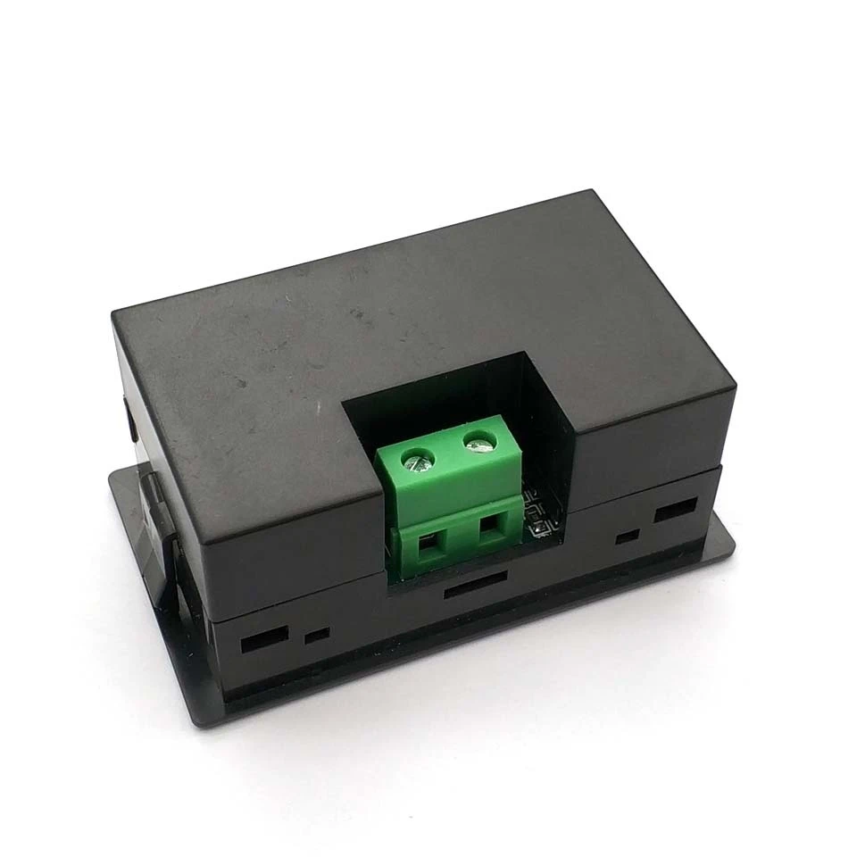 VoltmeterดิจิตอลแรงดันPanel Meterมินิแอมมิเตอร์แผงปัจจุบันMeter Testerที่มีจอแสดงผลLEDสีดำกรณีAC80-500Vจอแอลซีดี