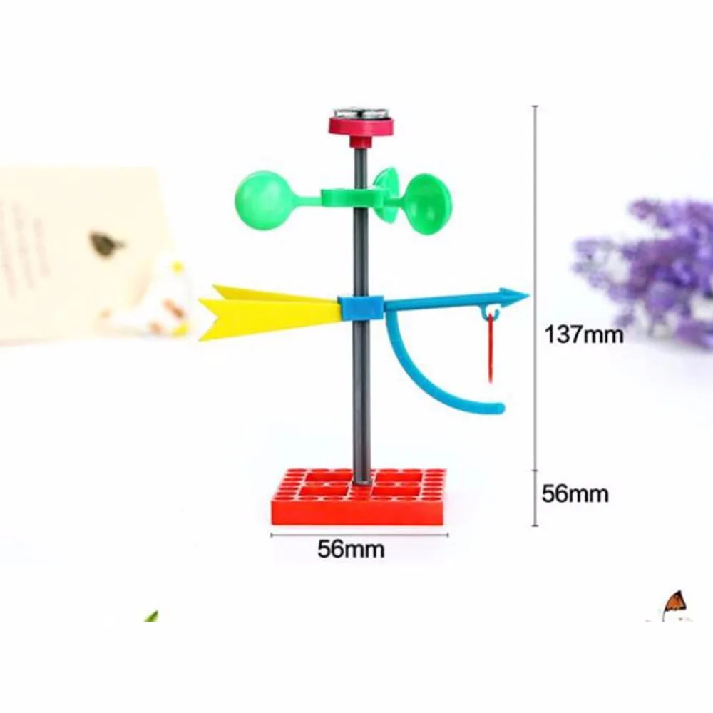 1 Pc/Pack Fasinating Interesting DIY Wind Direction Vane for Children Physics & Mathematics Education