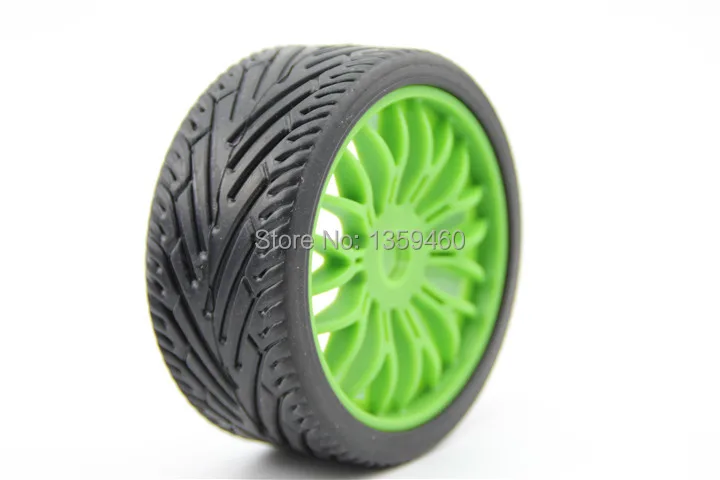 New Design 4pcs 1/8 Buggy Tires(Hunter) On-Road Tyre 15% Reinforced nylon Wheel  (Dark Green)fits for 1/8 Buggy 1/8Tire