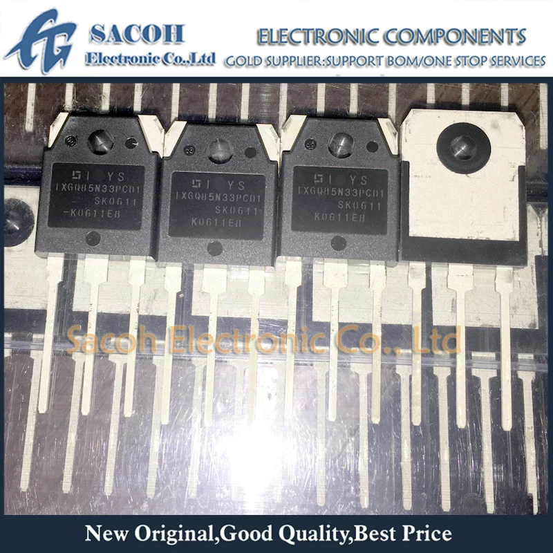 

Refurbished Original 10Pcs/Lot IXGQ85N33PCD1 IXGQ85N33 85N33 TO-3P 85A 330V Power IGBT Transistor