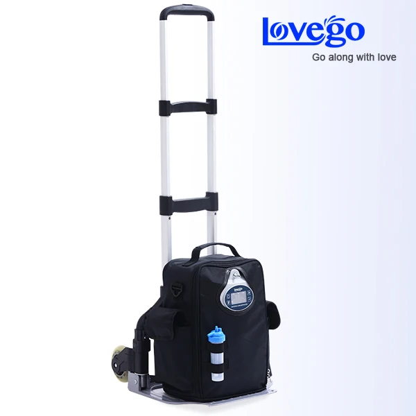 Oxygen cart for LoveGo portable oxygen concentrator LG101/LG102