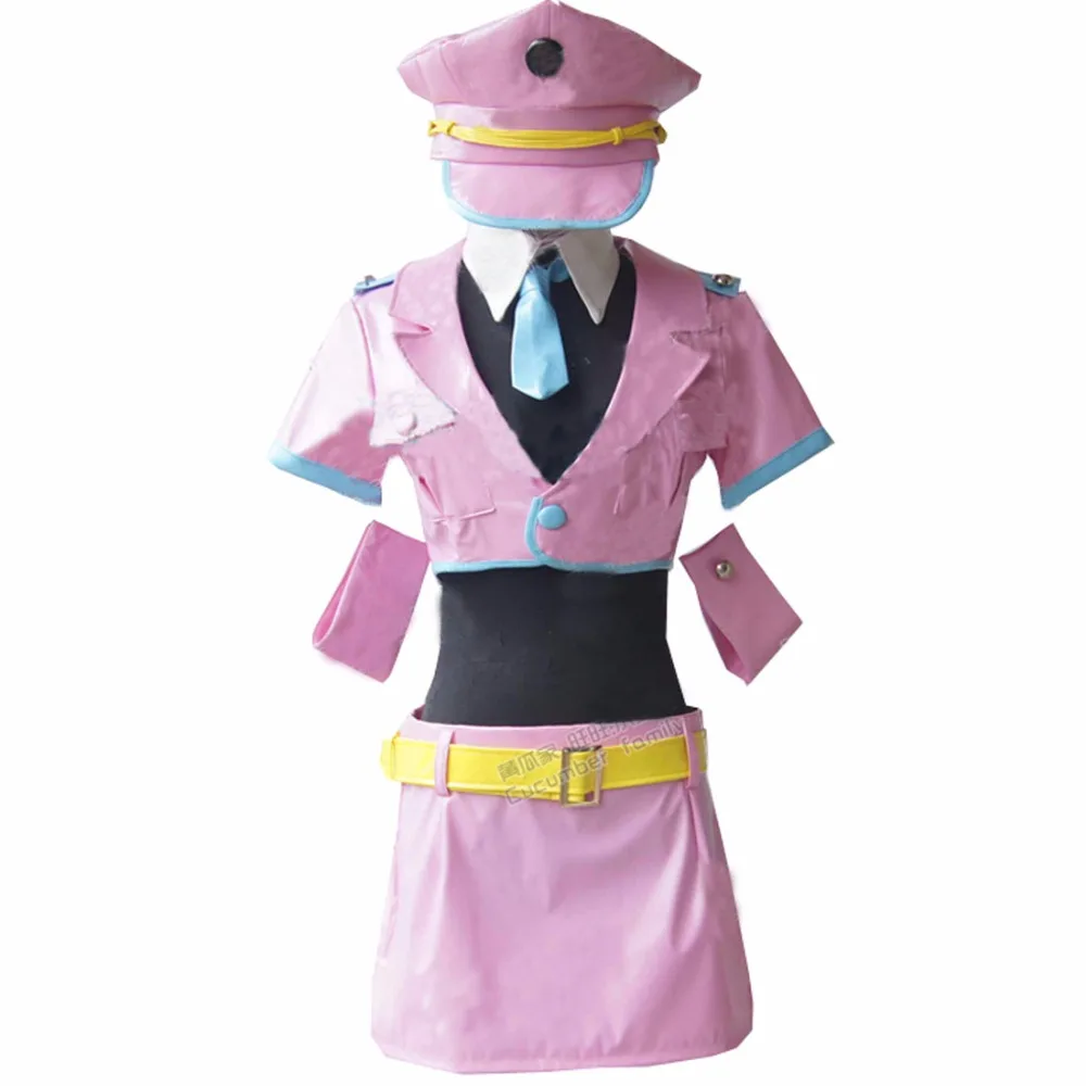 

2018 Japanese Anime Nitro Super Sonic Super Sonico Space Police Cosplay Costume Faux Leather Cosplay Dress