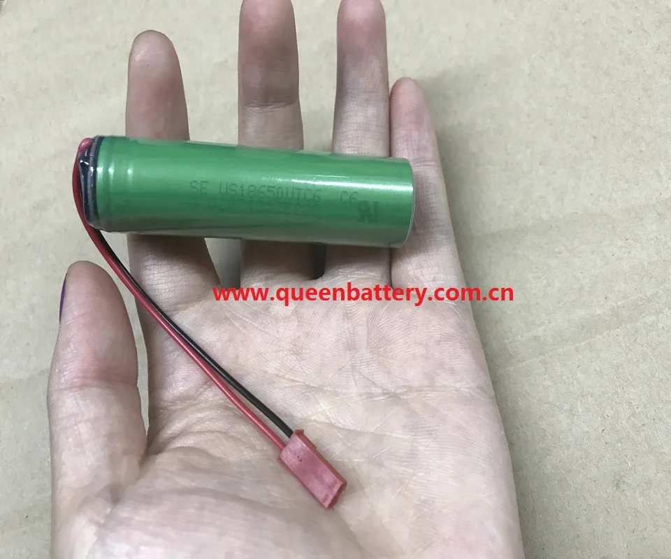 Paquete de batería vtc6 18650 3,6 v 1S1P 3000mAh 20A VTC6 con pcb (3mos) con conector JST