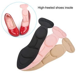 Plantillas deportivas antideslizantes para mujer, almohadillas de esponja para masaje en el arco del pie, zapatos de tacón alto, transpirables, 1 par